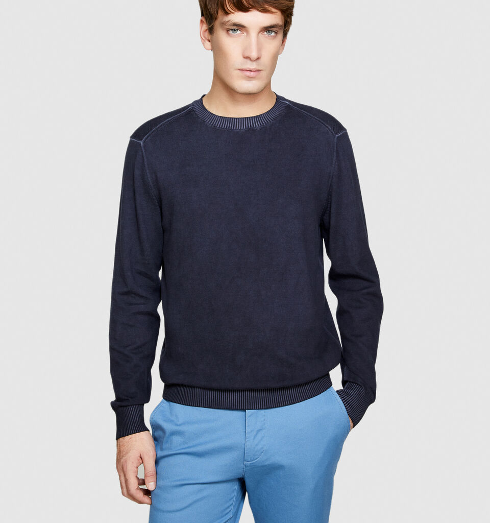 Ombre sweater - men's crew neck sweaters - Black | Sisley image number 4